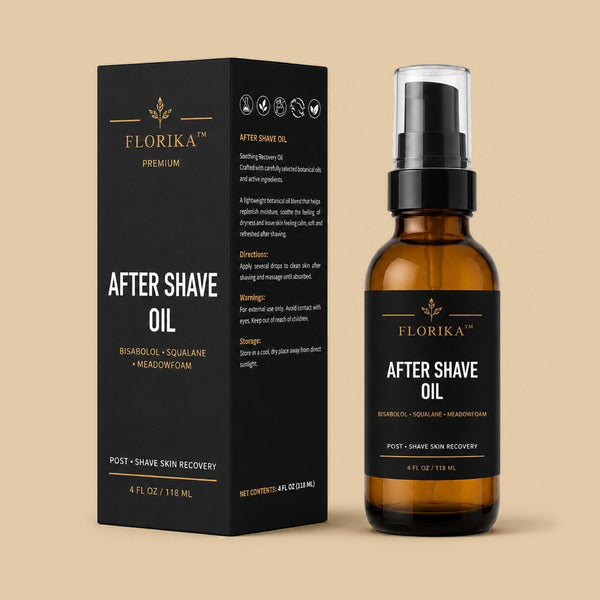Florika After Shave Oil — bottle and box